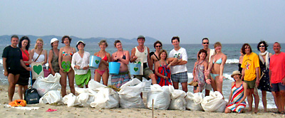 Limpieza de la Playa de Es Cavallet