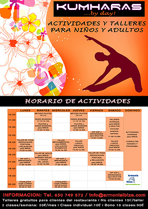 Actividades para niños y adultos - verano'09