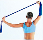 Pilates con bandas elásticas